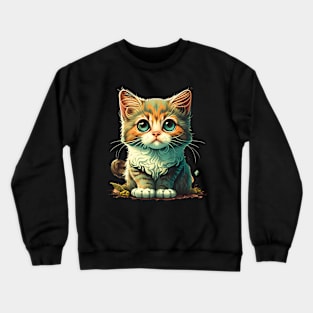 The Colorful Cat Lover Crewneck Sweatshirt